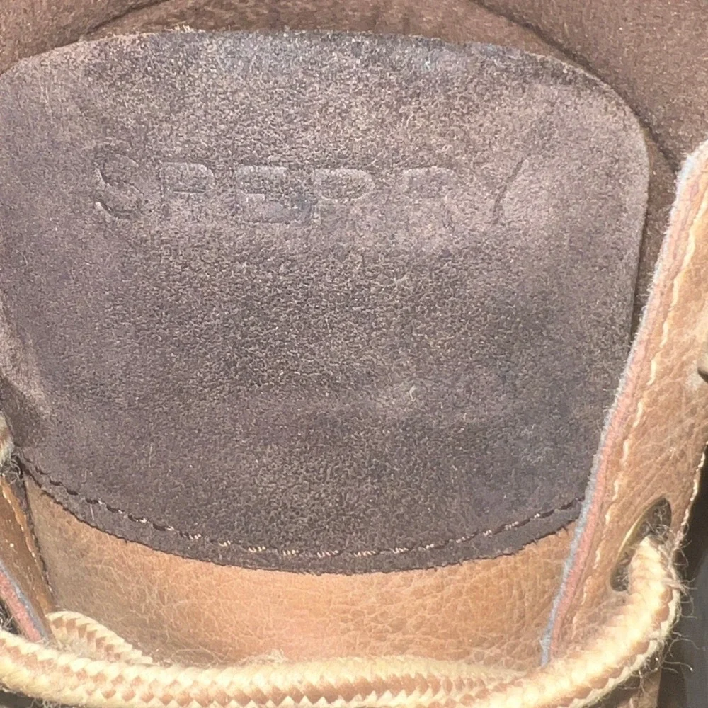 Sperry Top-Sider Avenue Duck Boots Men's 10.5 Tan Brown Waterproof STS14140